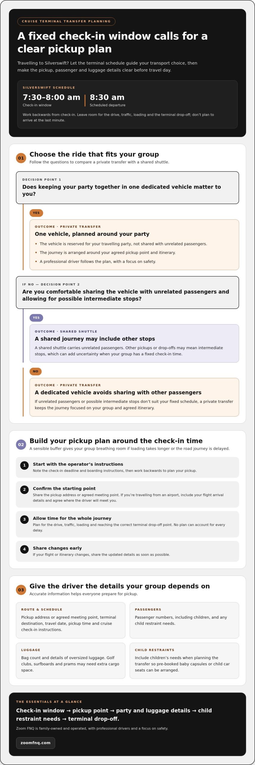 Private Transfer to a Cruise Terminal: Plan a Smooth Arrival
